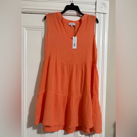 NWT Michael Stars Women’s Daisy Babydoll Gauze Dress Lightweight Resort - Picture 5 of 11